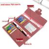 Korean Style Women's Tri-fold Long Fashion Wallet Clutch with Buckle
