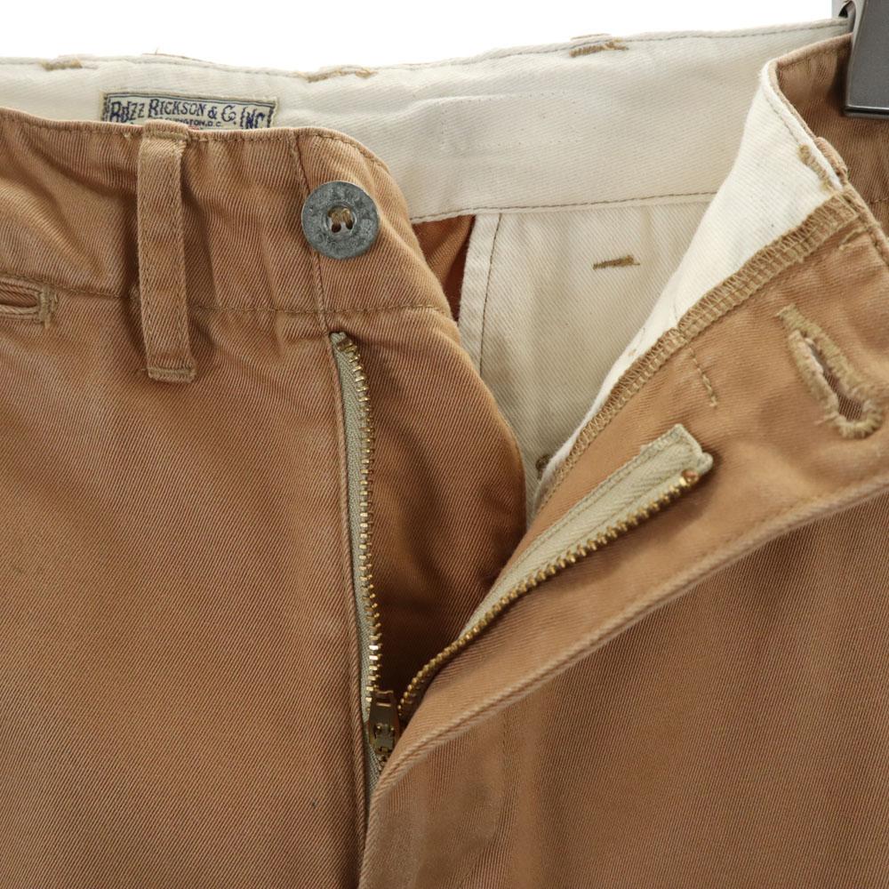 BEAMS BOY BUZZRICKSON collaboration Tapered pants w29 beige Women Used
