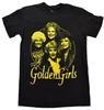 The Golden Girls Mens The Golden Girls Yellow Graphic Black Shirt New S