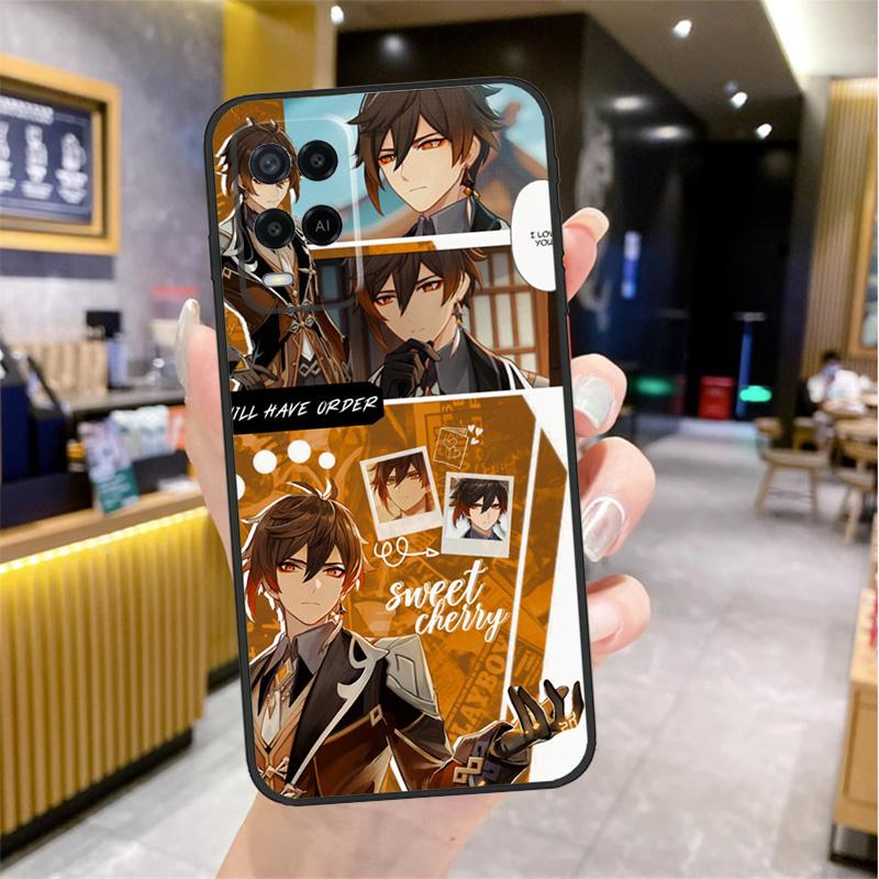 

zhongli genshin impact Case For Oppo A80 A40 A60 A18 A38 A58 A78 A98 A96 A76 A16 A94 A74 A54 A15 A17 A57 A77 A5 Pro OPPO A57 5G