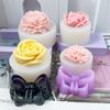 Rose Peony Flower Carnation Candle Silicone Mold Resin Epoxy Halloween Crafts DIY Ornament Jewelry Candle Making Tool