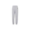 Under Armour Cartoon Letter Print Lace-Up High Weight Cotton Knit Training Pants Women Pants Gray 1379831-011