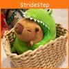 Capybara In Crocodile Suit Plush Doll Soft Stuffed Toy With Pp Filling Cotton