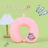 U-Shaped Memory Foam Neck Support Pillow with Custom Logo for Travel and Promotions