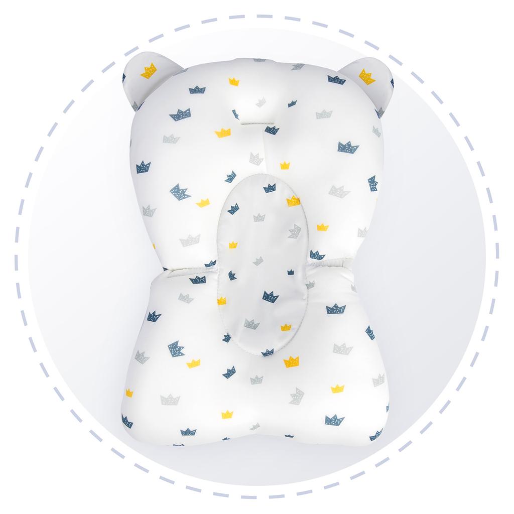 Ricokids Baby Bathtub Cushion, Blue And White