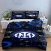Blue snakes and logo. Bedding sets Duvet cover sets Duvet covers Pillowcases(1 * Duvet Cover 2 * Pillowcases without duvet insert)
