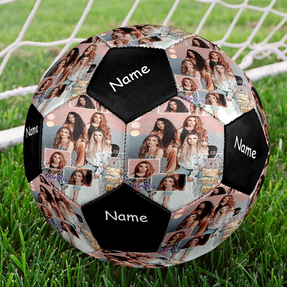 Egyedi Név Little Mix Témájú 5-ös Méretű Futballlabda, Beltéri és Kültéri Mérkőzésekre Egyaránt Alkalmas, Mindenkinek Megfelelő Ajándék.