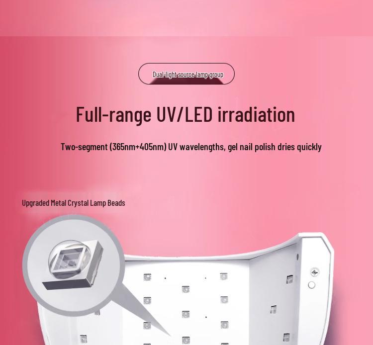Yuchuang Sunone 48W UV/LED Nail Lamp for Gel Polish, High Power Salon Exclusive.