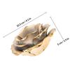 Flower Shaped Rose Holder Ceramic Material Sturdy Elegant Cup for Home Bar Restaurant Wedding Table Decor Romantic