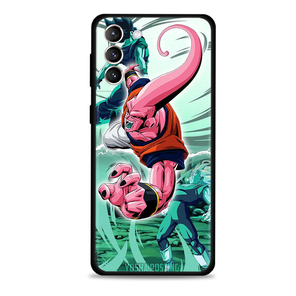 Dragon ball Golden Frieza telefonfodral för Samsung Galaxy S21 S20 FE S22 Ultra S10 S9 S8 Plus S10e Note 20 Ultra Silikonskydd