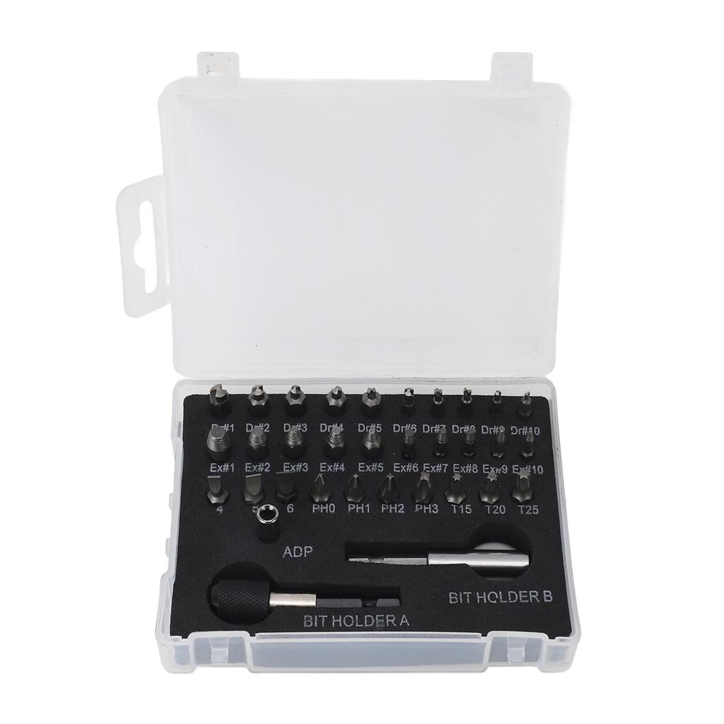 33 Pcs Screw Extractor Set Damaged Stripped Rusty Bolts and Nuts Remover with Carrying Case