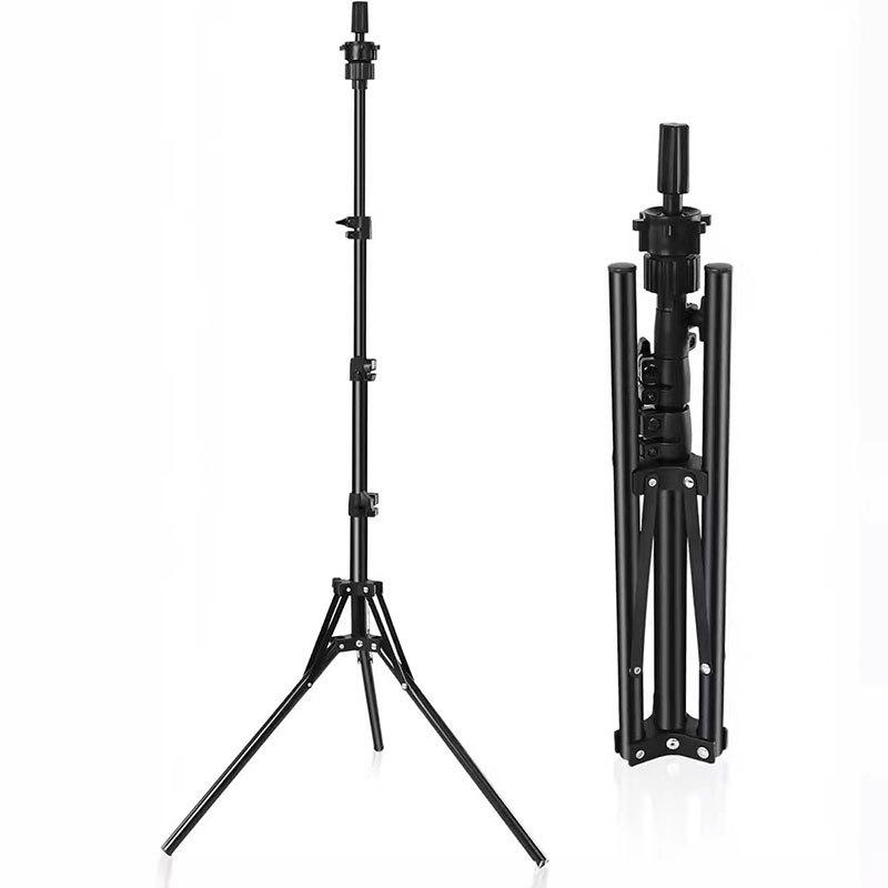 1.6m Foldable Mannequin Head Tripod for Hairdressing