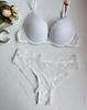 European & American Women's Lace Bra Set - Sexy French Style, Side Support, Small Chest Enhancing