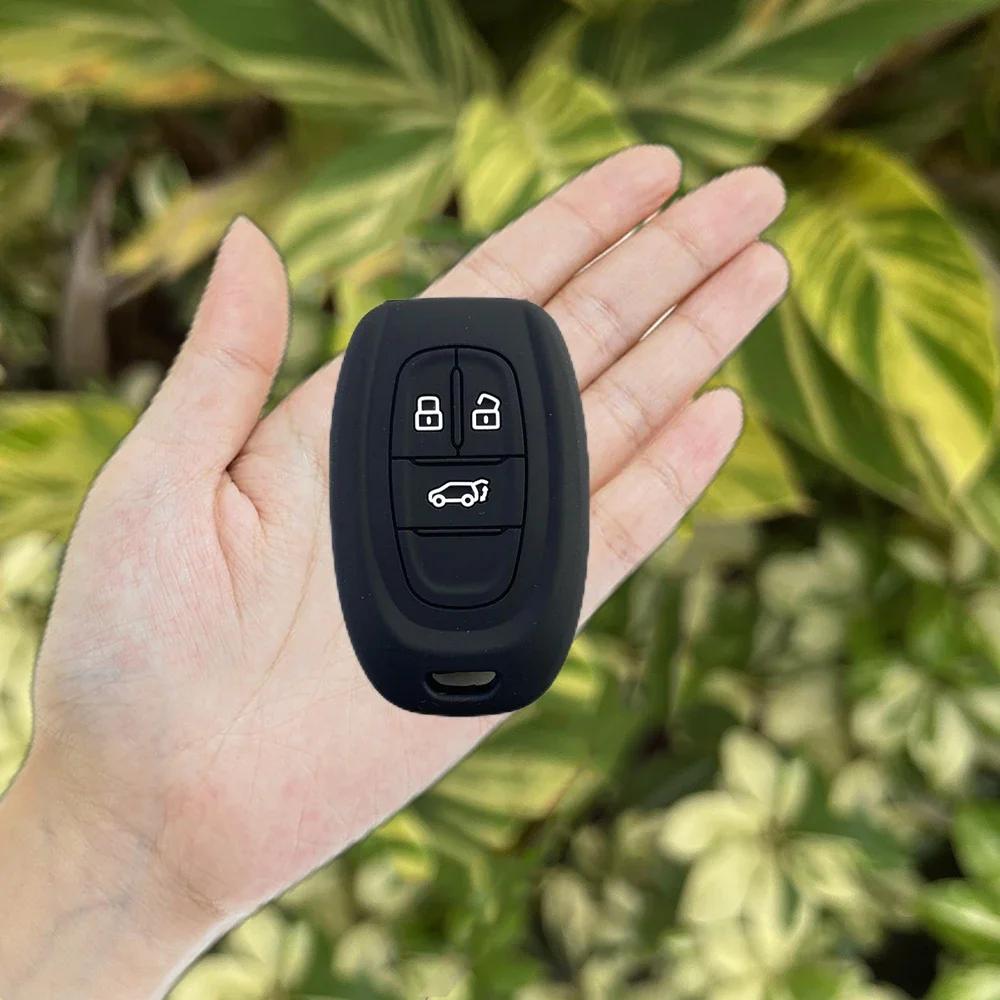

Silicone Car Key Case Protector For Maxus SAIC MAXUS G10 G60 G50 G20 T60 T70 V90 Rubber Skin Cover Holder Keychain Accessories чёрный