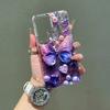 S26 Ultra  Glitter Butterfly Love Phone Case For Samsung Galaxy S26 S2 S24 Plus S23 Ultra Hard PC Bing Cover Shell