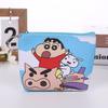 Crayon Shinchan Coin Purse Cute Anime Student Wallet Cartoon Travel Wallet Keychain Key Charger Storage Bag Gift