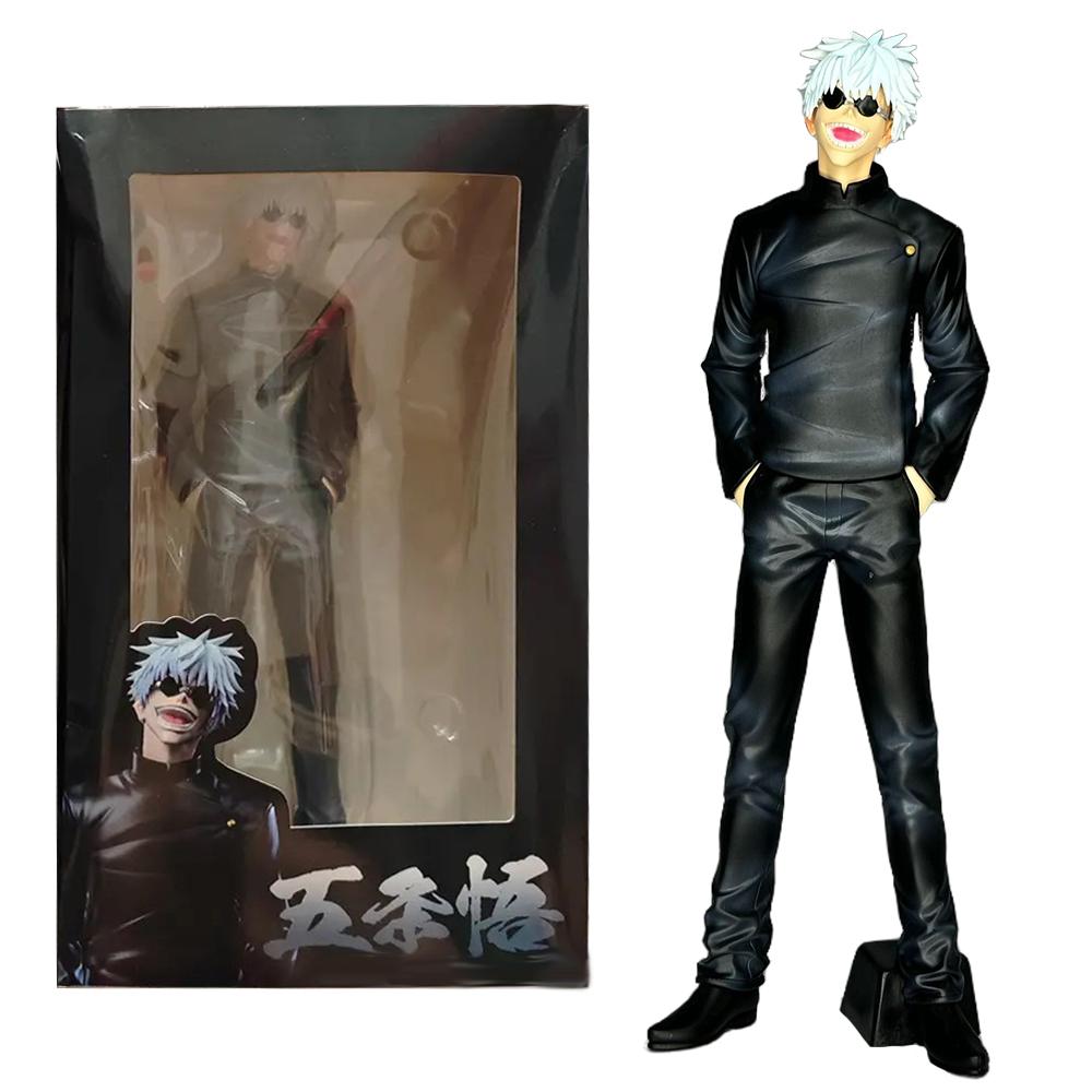 

30CM Anime Jujutsu Kaisen Satoru Gojo Figure Standing Akimbo Large Model Toy Gift Collection Geto Suguru Aciton Figure PVC With box