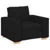 Sofa Chair Black 60 cm Fabric