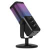 מיקרופון גיימינג RGB עם צ'אט קולי, הפחתת רעשים וכרטיס קול לסטרימינג