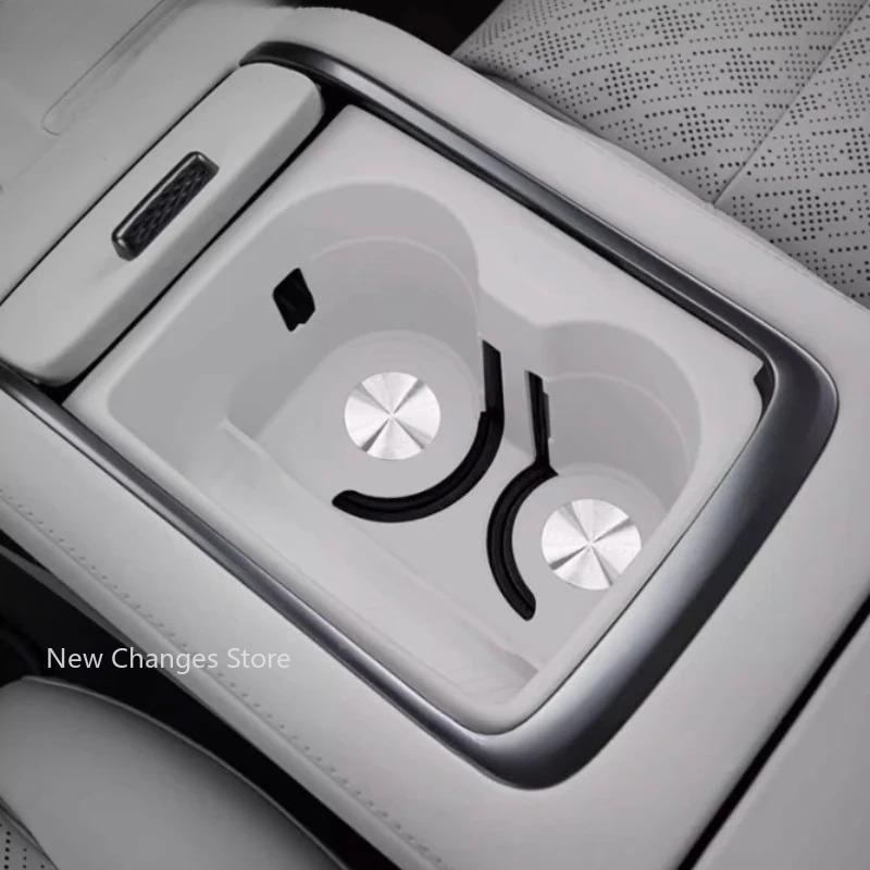 For Zeekr 7X 24-25 Silicone Center Console Water Cup Frame Cover Anti-slip Wireless Charging Silicone Pad Mat Modify Accessories