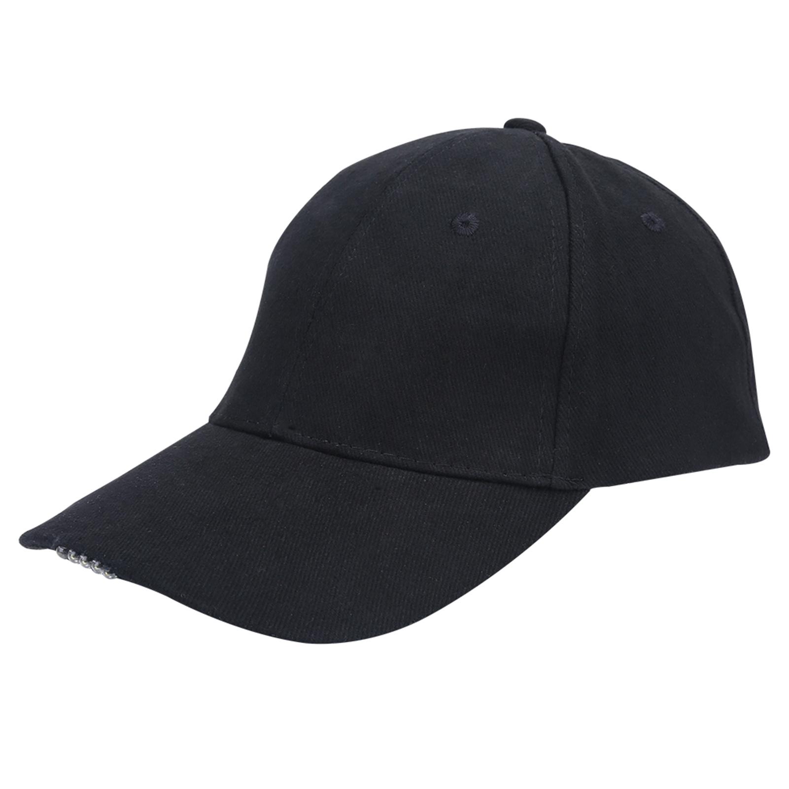 

Lightweight LED Cotton Adjustable Baseball Cap Headlight Hat Night Fishing Camping Joging
