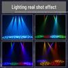 100W Stage Beam Light: DMX Moving Head with Rotating Patterns and Color Effects for KTV Atmosphere