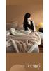 Luxury Warm Fleece Lambswool Double-sided Blanket for Home or Office