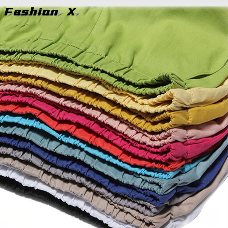 Sommerliche weite Hose Damen Einfarbig Übergröße Shorts