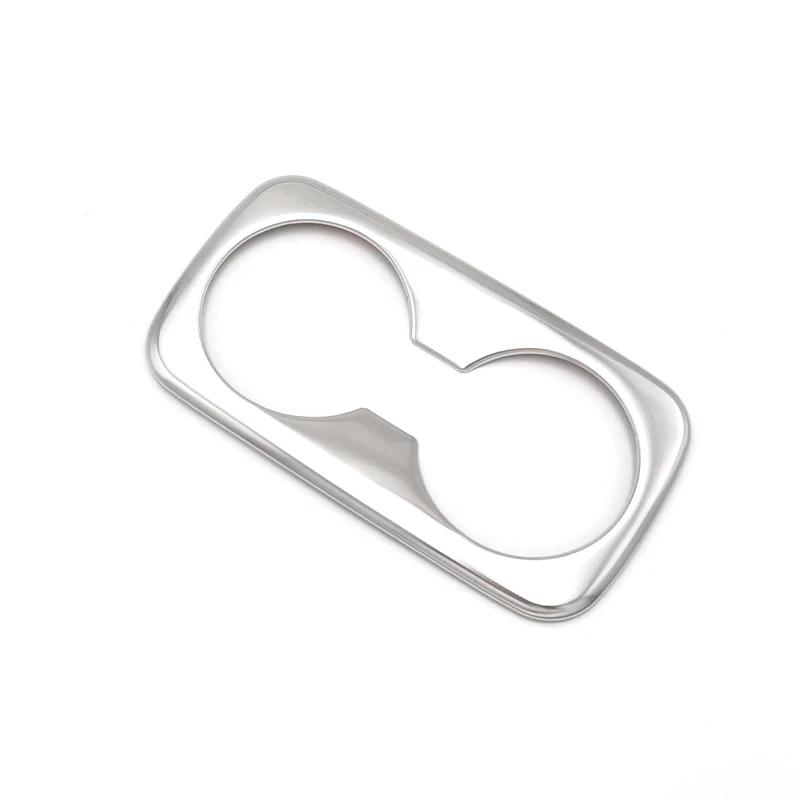 

Car Seat Back Row Water Cup Holder Cover Frame Panel Trim Sticker For Hyundai Tucson NX4 2024 N Line Accessories срібний