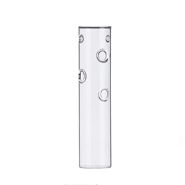 Handblown Decoration Flower Wall Hanging Cylinder Glass Test Tube Bud Vase чистый
