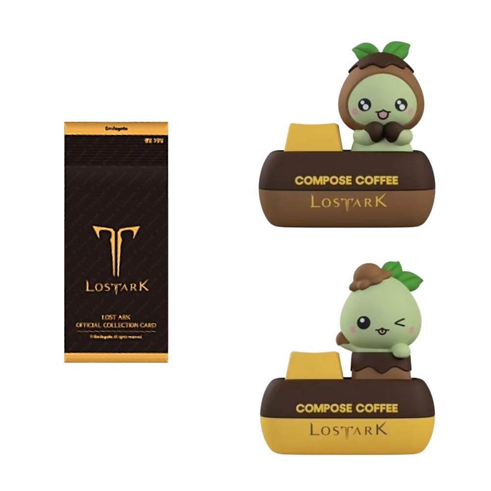 Lost Ark Mokoko Keycap Keyring (1 Random out of 2 Types) + Collection Card Pack | Korean Limited Edition Game Merch