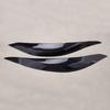 1 Pair Headlight Eyebrow Eyelid Cover Trim Fit For Subaru Impreza WRX STI 11th 2015 2016 2017 2018   Carbon Fiber