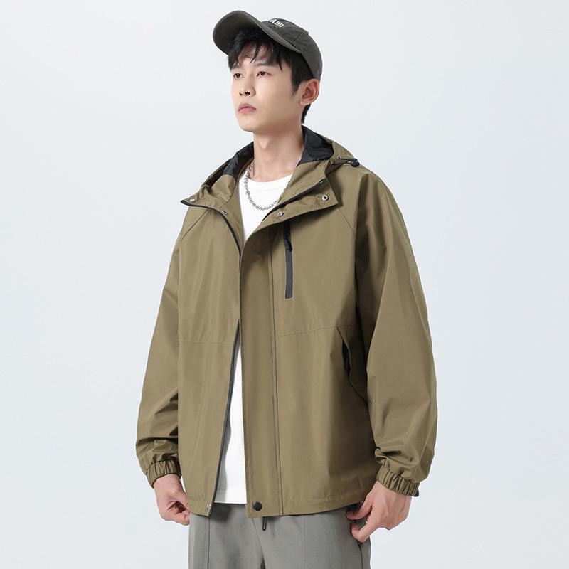 Hardshell Jacket and Oversized Coat Trench Coat