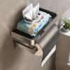Wall-Mounted Waterproof Toilet Paper Holder - Punch-Free Bathroom Tissue Box