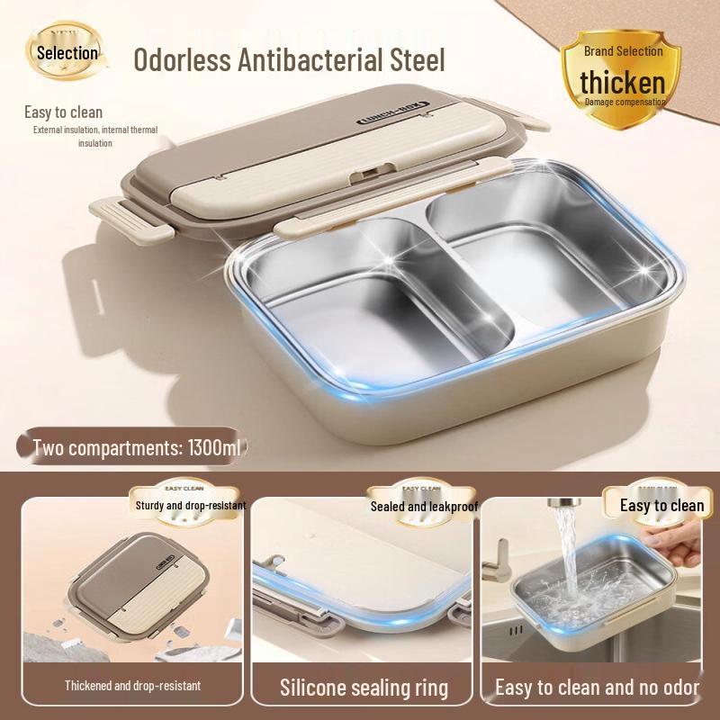 Youluo Stainless Steel Insulated Microwaveable Lunch Box