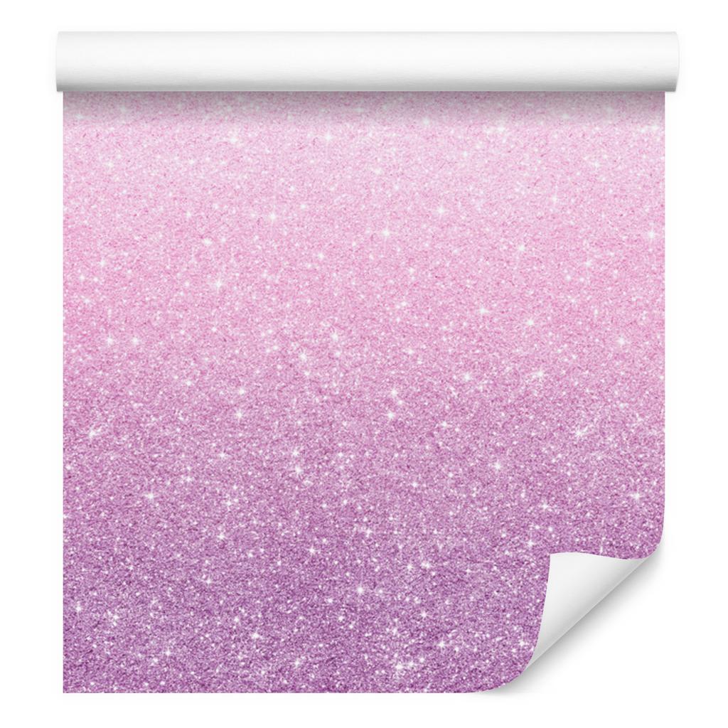 Powder pink and purple glitter wallpaper for living room and bedroom 50x1000