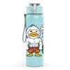 1PC Weightlifting Duck Quote 750ml Color Plastic Sports Water Bottle Leakproof Flip Straw Lid Suitable for Sports Office Home Use