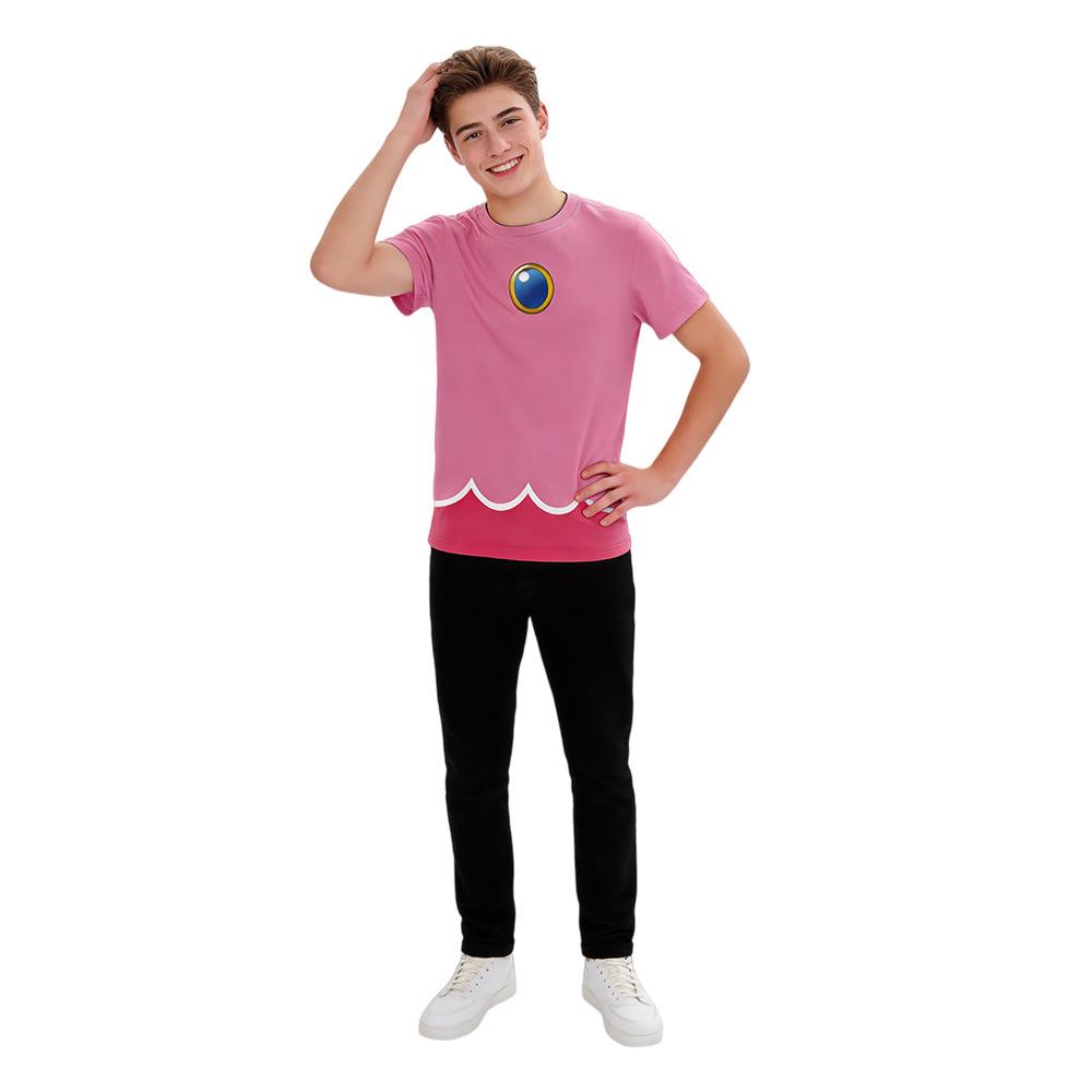 Super Mario 3D Print Hoodie - Mario & Luigi Cosplay Jacket Kids 140