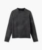Beulipinggolpeu Women'S Spray-Dyed Mock Neck_Charcoal Gray