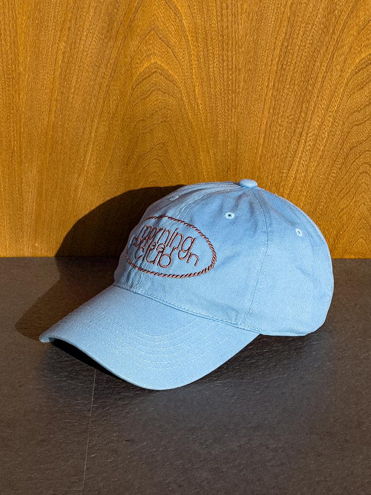 Moningkeopileonkeulleob Stroke Round Logo Ball Cap Sky Blue