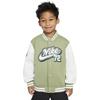 Nike Jacket College Style Baseball Knit Single-Breasted Kids Jackets Oil-Green HQ7953-386
