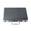 Portable Aluminum Alloy Black Poker & Dice Storage Box