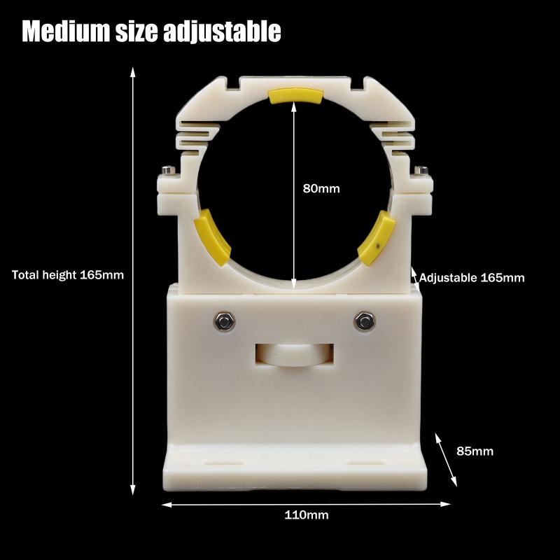 1 Stück Durchmesser 50/80mm Laserrohrhalter Laserrohr-Montagehalterung für 75-180W Lasergravur-Schneidmaschine Flexibler Kunststoff
