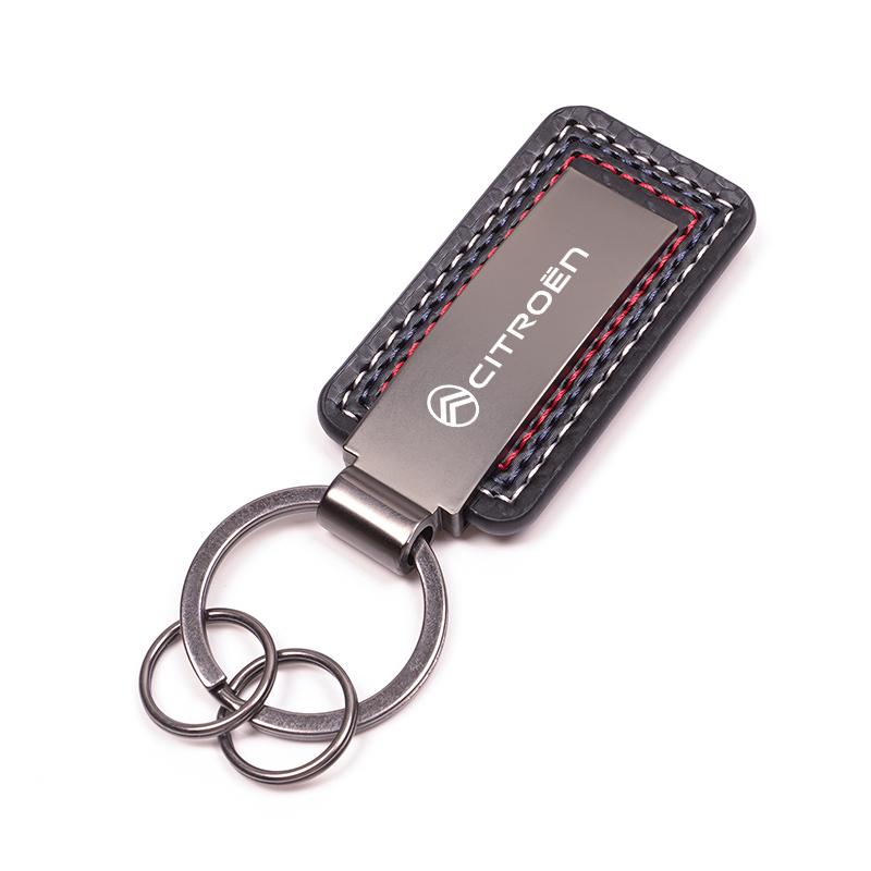 Citroen Logo Zinc Alloy Key Chain Car Personalized Keychain For C8 DS3 C6 C3 Vts C4 Saxo C4L C5 C2 C1 Xsara C3-XR Picasso Cactus