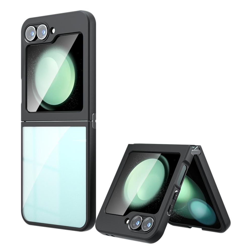 

For Samsung Galaxy Z Flip5 5G Case TPU+PC Shockproof Clear Phone Cover A