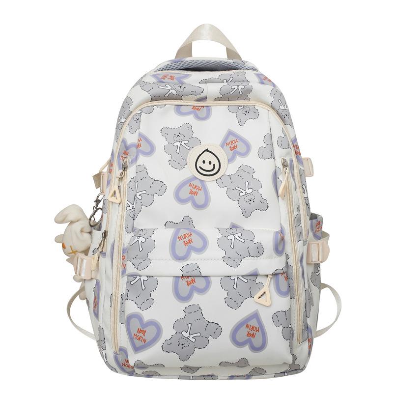 Large Capacity Cute Backpack for Girls - Suitable for Middle & High School Students, Grades 3-5, Double Shoulder Travel Bag