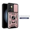For Samsung Galaxy A25 A25 5G Case Push Window Lens Cover Ring Bracket Etui Coque for Samsung Galaxy A15/Galaxy A35/Galaxy A55