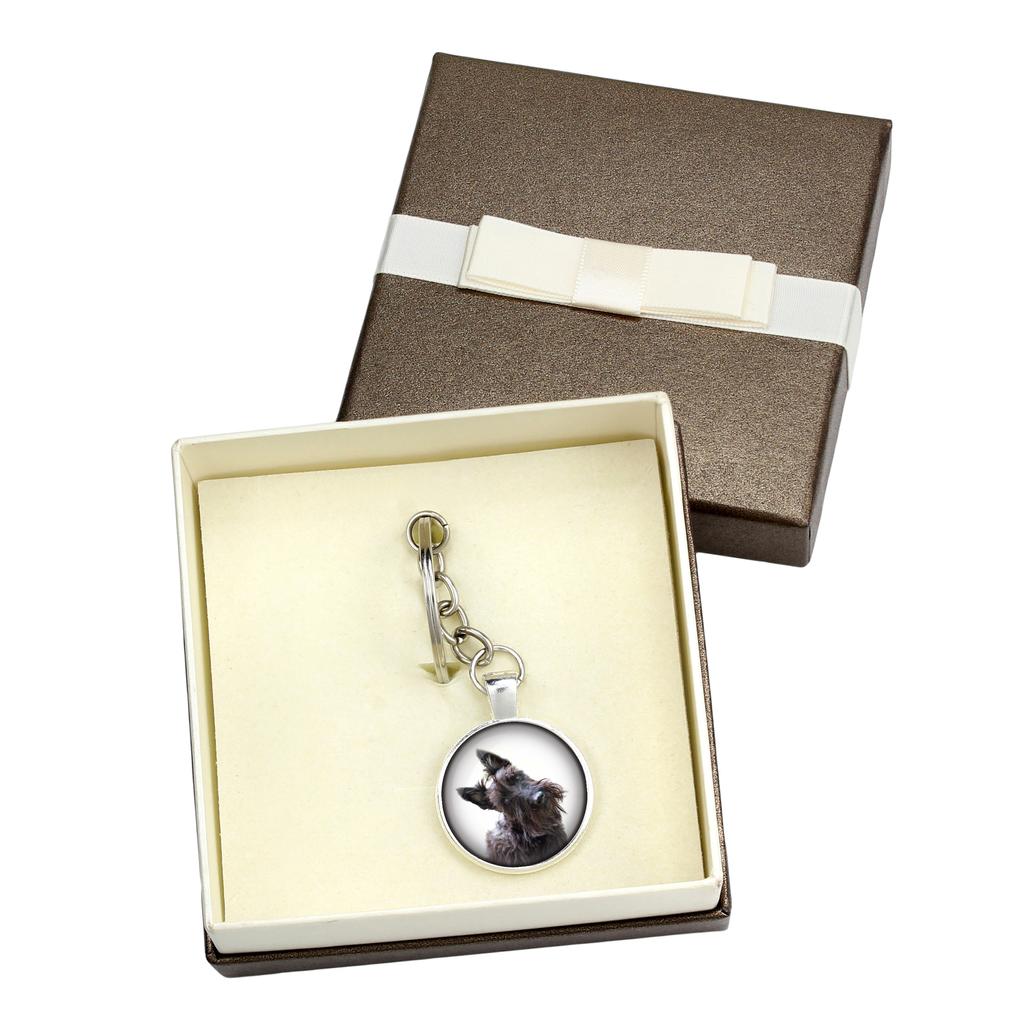 Scottish Terrier, Aberdeen Terrier, Scottie, Aberdeenie - Keychain In a Box, Own Photo, Keychain Pendant from Art-Dog Brand