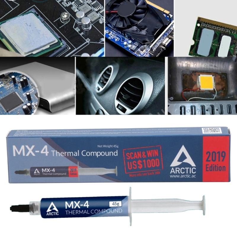 MX4 Thermal Paste Efficient Heat Conductivity Paste 45g For Universal Use In PC And Laptops MX-4