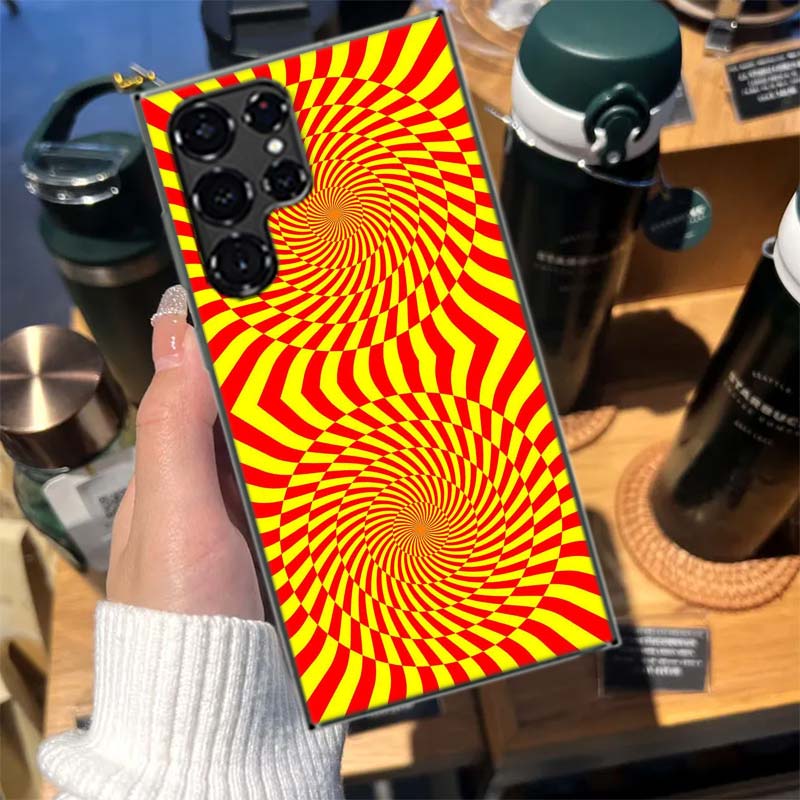 Chaotic Hypnosis Cases Phone Case for Samsung Galaxy S26 Ultra S25 Edge S24 S23 FE S21 Plus S20 S22 S10 Cover TPU Capa Shell Sho